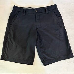 Under Armour Men's Black Flat Front Shorts